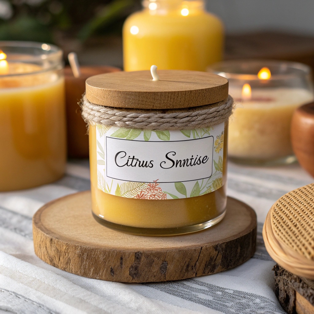 Amber Glow candle